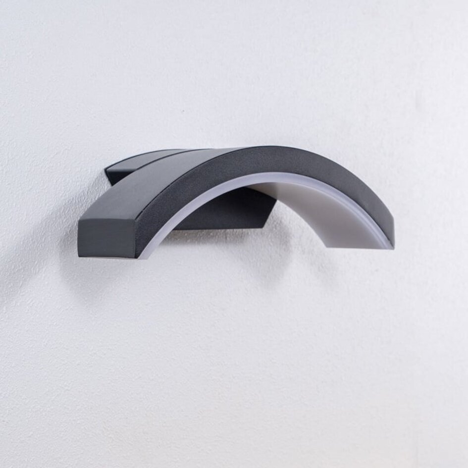 Design-Außenwandleuchte Vic - schwarz