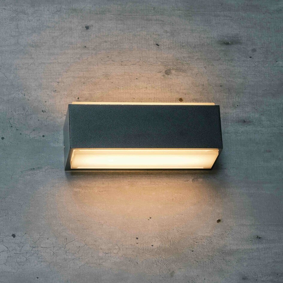 Wandleuchte Pixie mit integrierten LEDs - schwarz