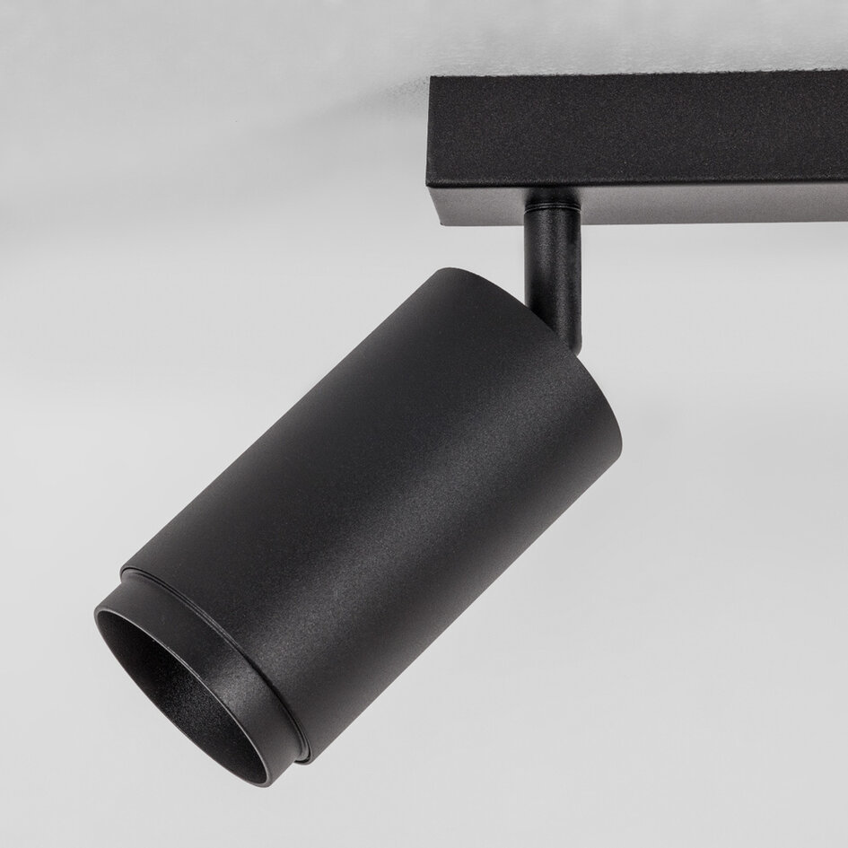 Moderne mattschwarze Deckenleuchte - Eddy