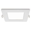 6W LED-Downlight quadratisch mit CCT 3000K/4000K/6500K - 120x120 mm - Weiß