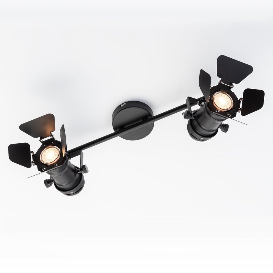 Deckenspots Cammy - mattschwarz