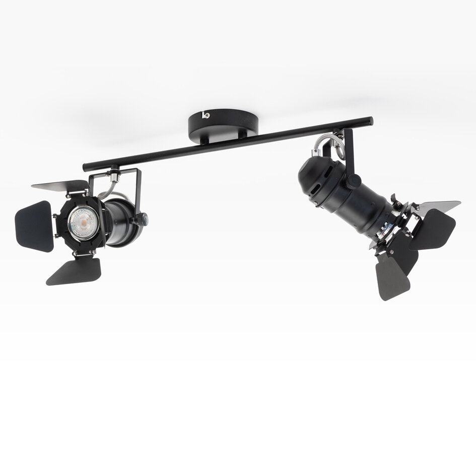 Deckenspots Cammy - mattschwarz