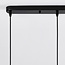 Industrieller Deckenspot in schwarz mit goldenen Details und 3 Spots - Helsinki