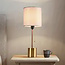 Romantische Tischlampe mit Stoffschirm - Valencia