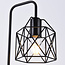 Industrielle schwarze Metall-Tischlampe - Peru