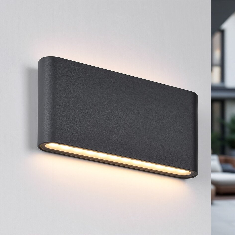 Design-Wandleuchte Tommy - anthrazit