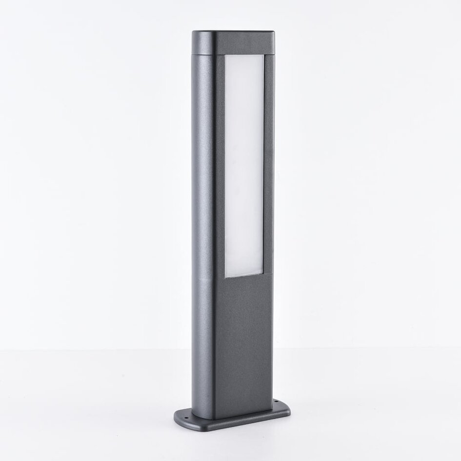 Industrie-Sockelleuchte Stein - anthrazit