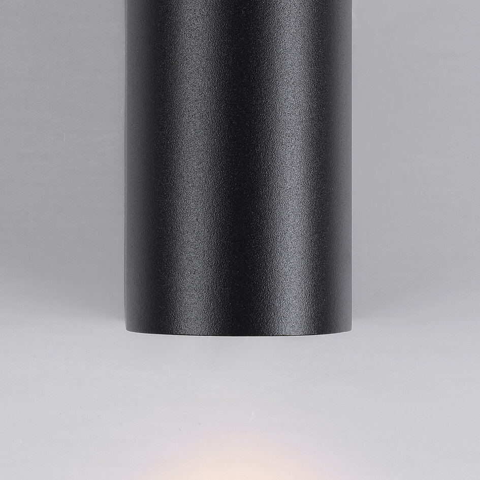 Moderne runde Wandleuchte Madame - schwarz