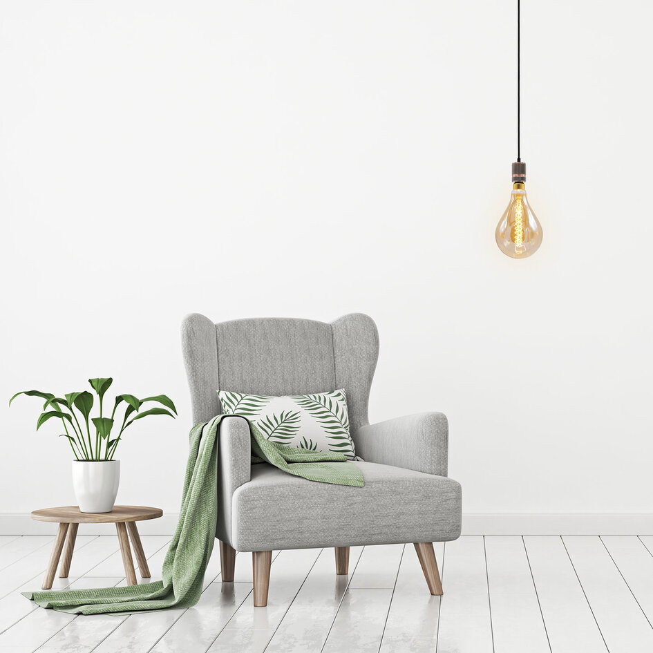 Industriekabel-Anhänger roségold