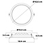 LED-Downlight rund - 12 Watt - Ø 165 mm