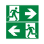 Piktogrammset für Notleuchte LI-BAK-010