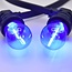 Lichterkette Glühbirne farbig, LED Filament, 1 Watt, blau