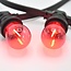 Lichterkette Glühbirne farbig, LED Filament, 1 Watt, rot
