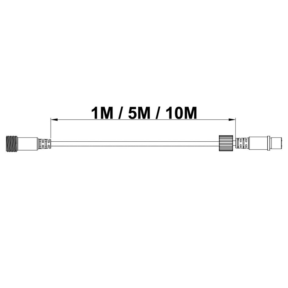 Weihnachtsbeleuchtung Zubehör - schwarz