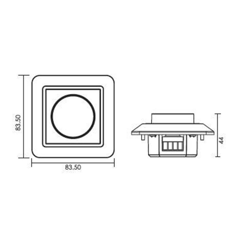 Wanddimmer zum Einbauen