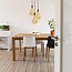 Industrielle Pendelleuchte in Roségold inkl. 8,5W bis 10W XXL Lampe, amber Glas, 2000K, Ø160