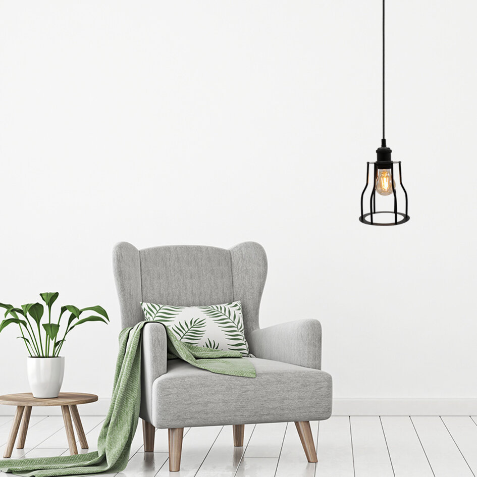 Hängeleuchte Diego inkl. Leuchtmittel 2,5W bis 10W, amber Glas, 2000K, Ø60