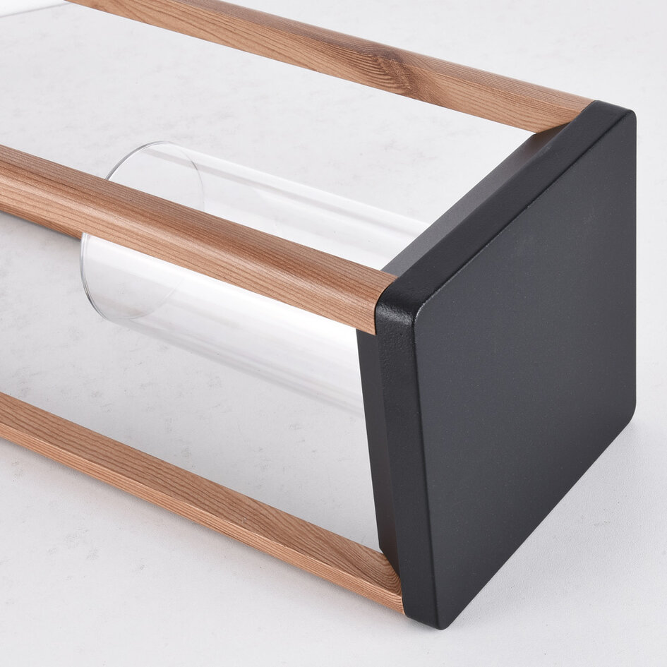 Sockelleuchte Paca, 80 cm - Holzoptik