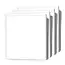 Satz von 4 LED-Panels, 60x60cm, 24W, 4000K - 125lm/W