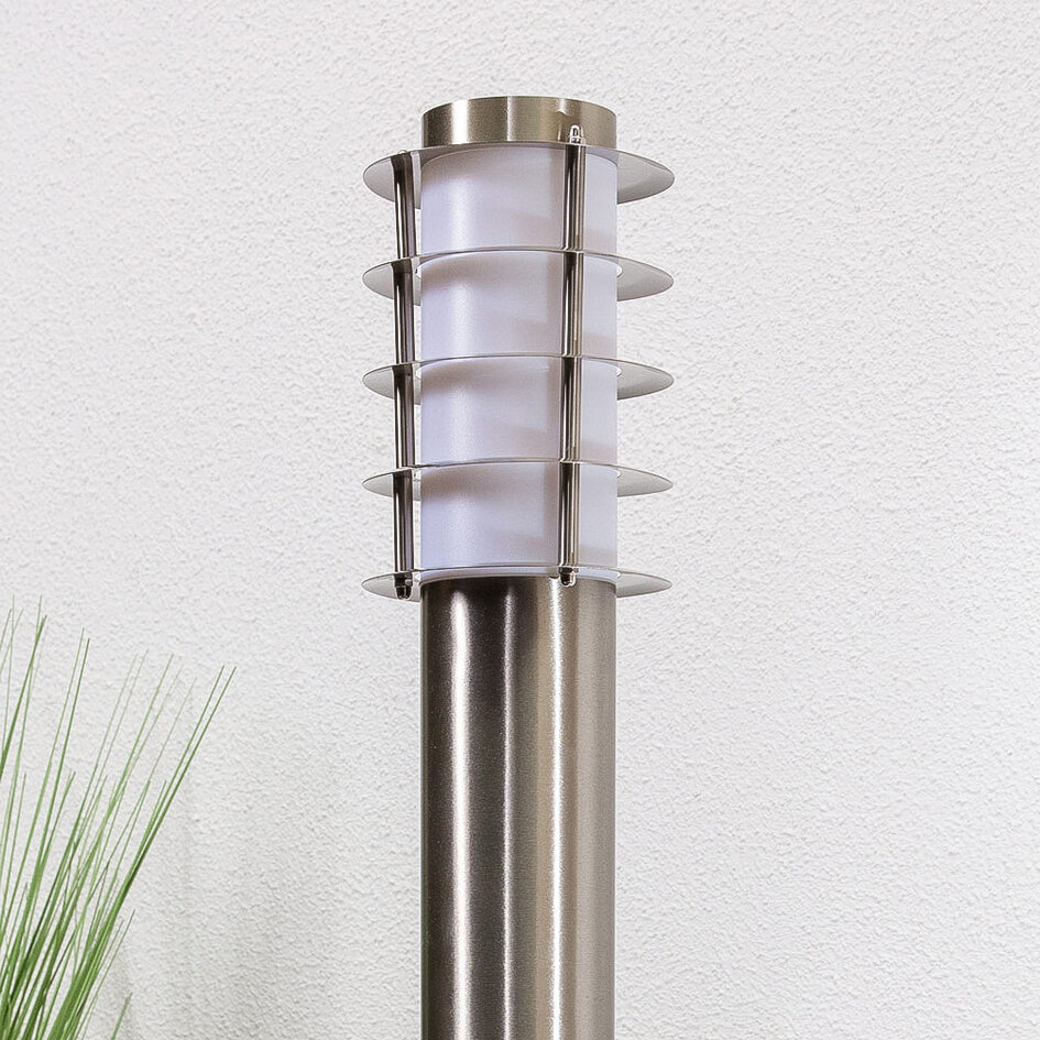 Smart Stehlampe aus Edelstahl 80 cm inkl. 10W Wifi LED-Lampe - Silvio