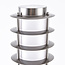 Smart Stehlampe aus Edelstahl 80 cm inkl. 10W Wifi LED-Lampe - Silvio