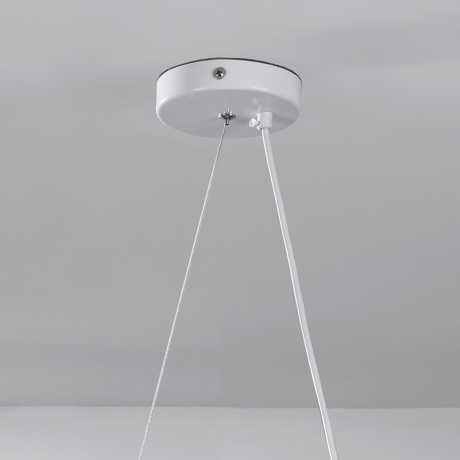 Weiße Hängelampe in Wolkenform Kumo 90 cm - Wolkenlampe
