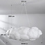 Weiße Hängelampe in Wolkenform Kumo 90 cm - Wolkenlampe