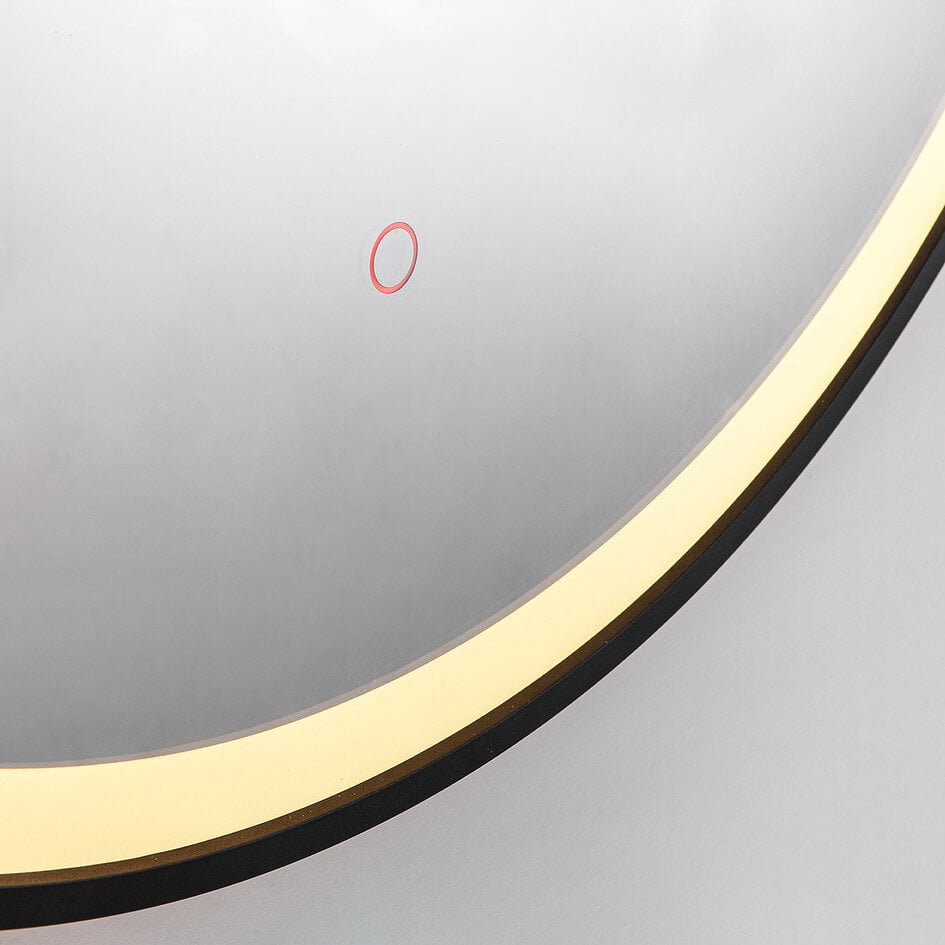 Badezimmerspiegel Radi Ø80 cm - Touch dimmbar, farbverstellbar mit Heizung