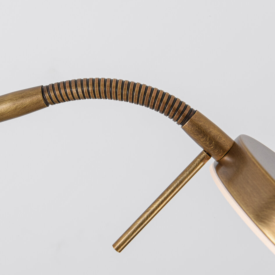 Stehleuchte Lumina bronze mit integrierten LEDs und einstellbarer Farbtemperatur