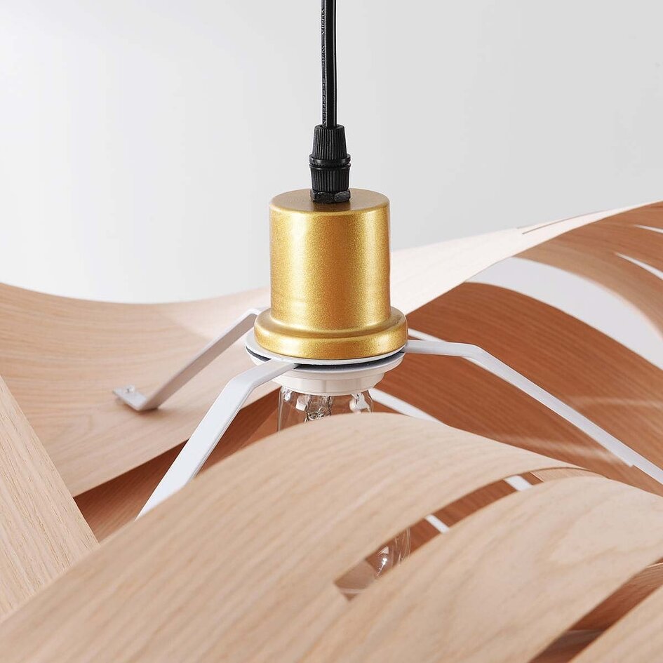 Designer-Hängeleuchte Holz aus Holz