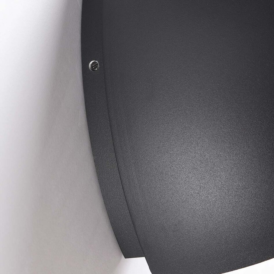 2-Licht-Außenleuchte Azzo - schwarz