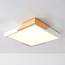 Dimmbare Deckenleuchte mit Holzdetails - Meta