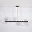 Design-Hängeleuchte Davy, 4-flammig - Milchglas