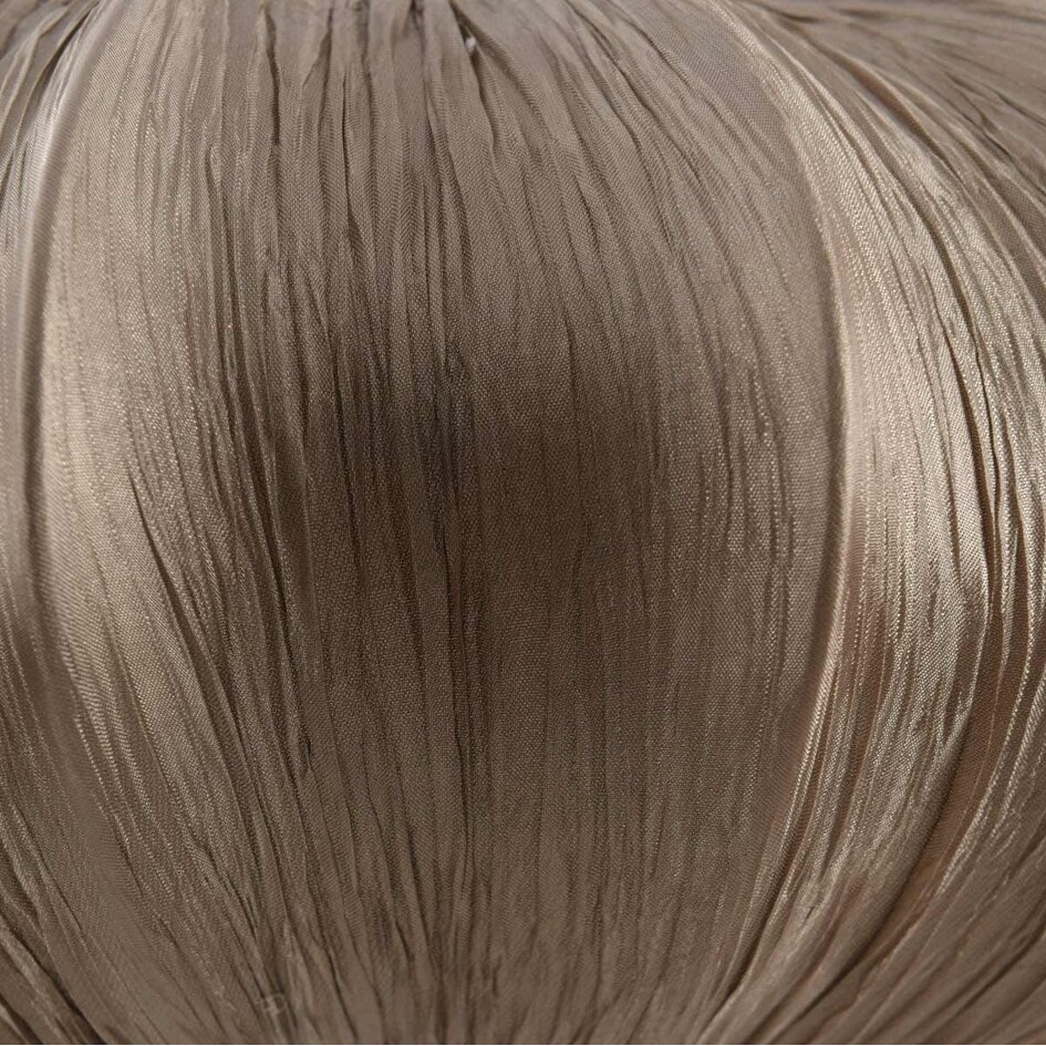 Designer-Hängeleuchte Creora - Japandi-Stil in warmem braunem Stoff