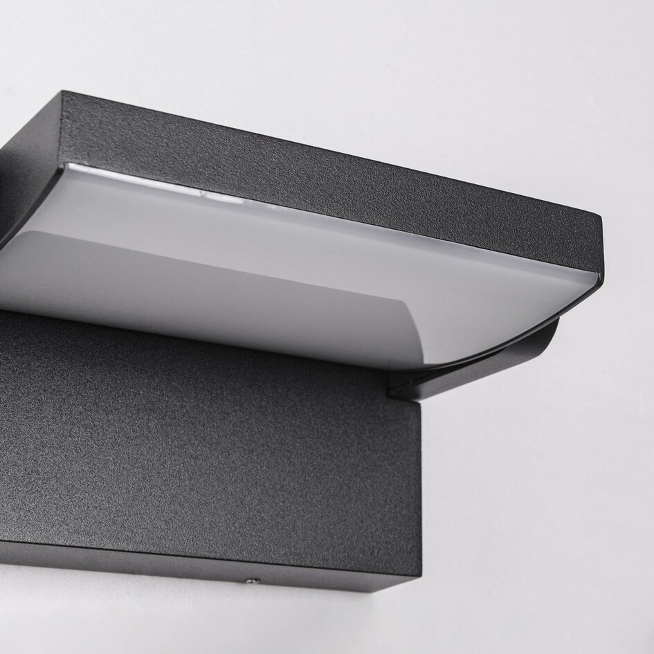 Verstellbare Wandleuchte Berlin - schwarz