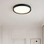 LED-Deckenleuchte Ricardo 3-stufig dimmbar Ø51,5 cm - schwarz