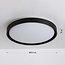 LED-Deckenleuchte Ricardo 3-stufig dimmbar Ø51,5 cm - schwarz