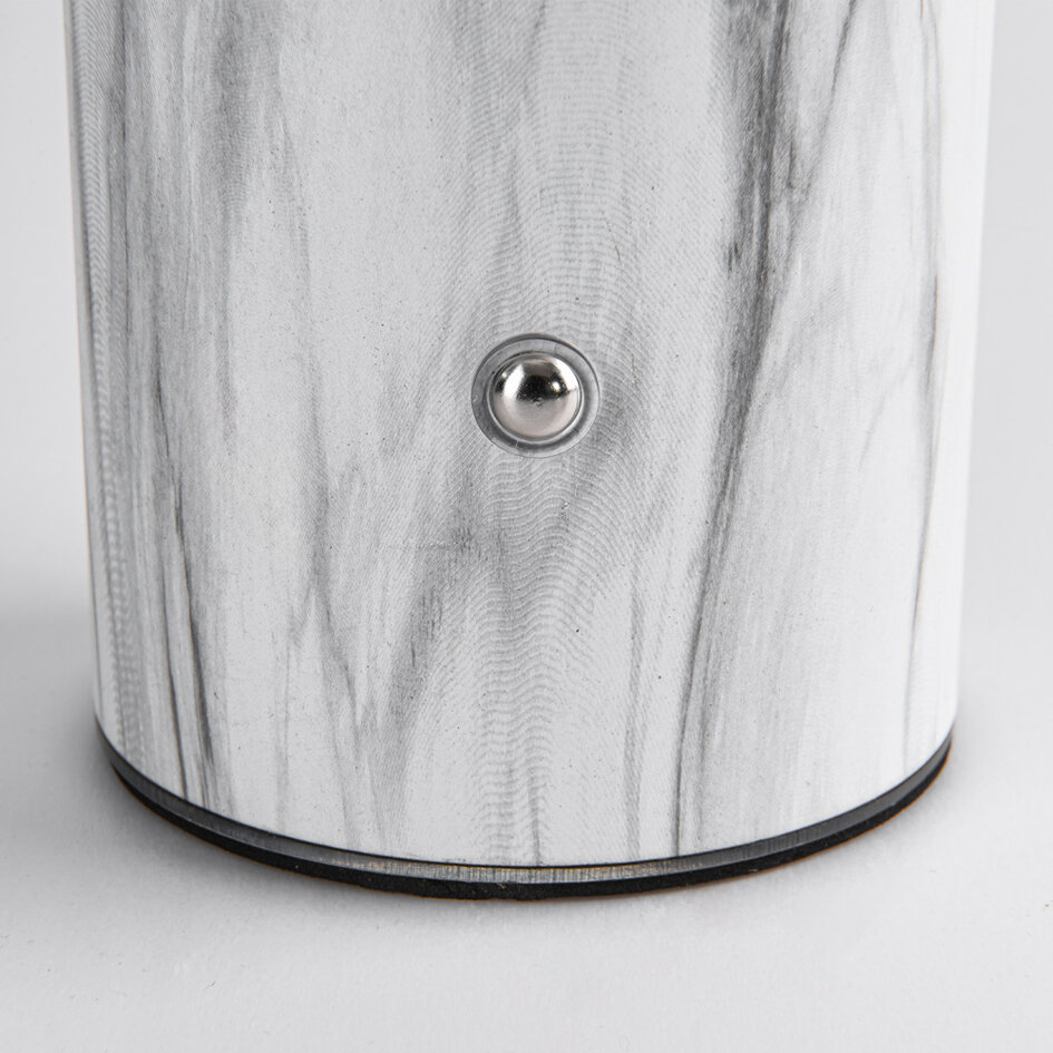 Moderne Pilzleuchte Vesta mit Touch-Dimmer und einstellbarer Farbtemperatur - wiederaufladbare Tischleuchte