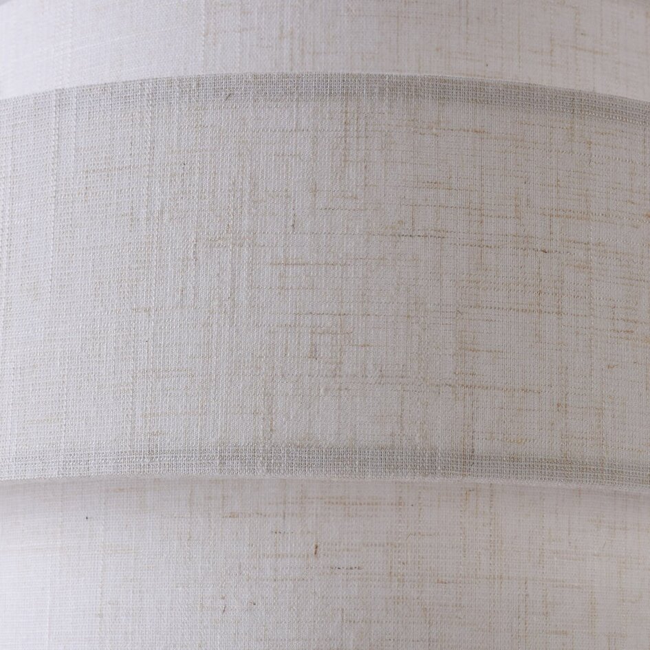 Moderne Tischlampe Masa mit Leinenbezug