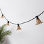Illu Lichterkette mit Rattan-Look - Holzfarbe