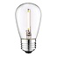 Dimmbare 1-Watt Filament-Glühlampe aus Kunststoff: 15 oder 25 Stück