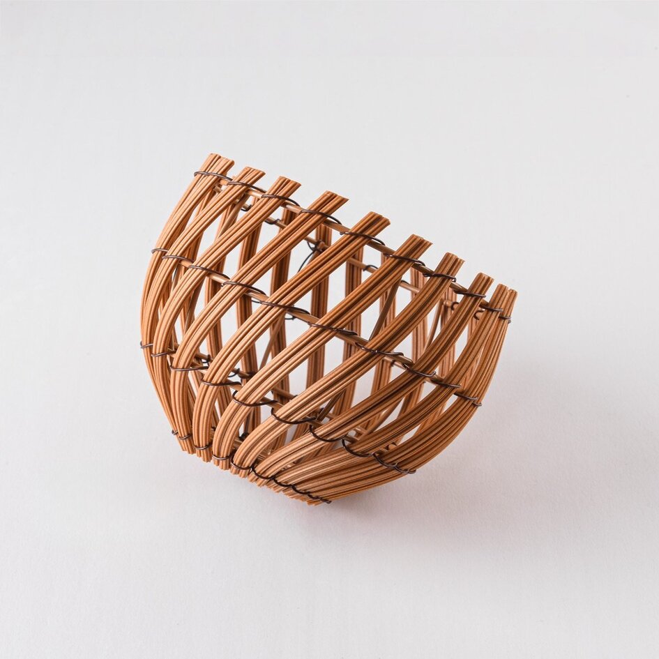 Illu Lichterkette mit Rattan-Look - dunkelbraun