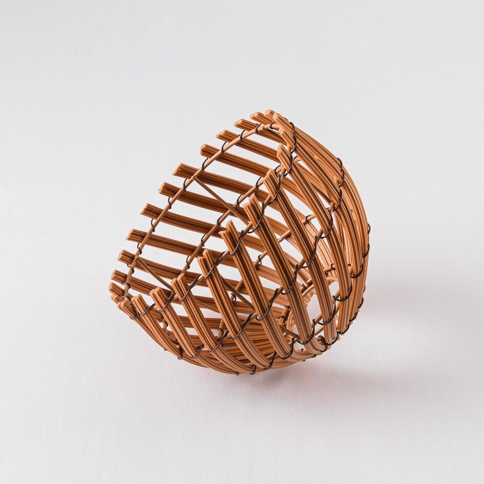 Illu Lichterkette mit Rattan-Look - dunkelbraun