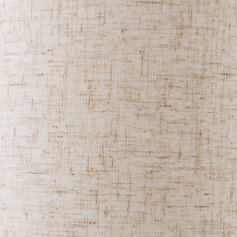 Stehleuchte Haku aus Holz mit Stoffschirm - creme