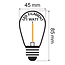 Lichterkette Glühbirne, LED Filament, dimmbar - 1 Watt