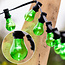 Lichterkette Glühbirne farbig, LED mit Abdeckung & Linse, grün - 1 Watt