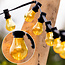 Lichterkette Glühbirne farbig, LED mit Abdeckung & Linse, gelb - 1 Watt