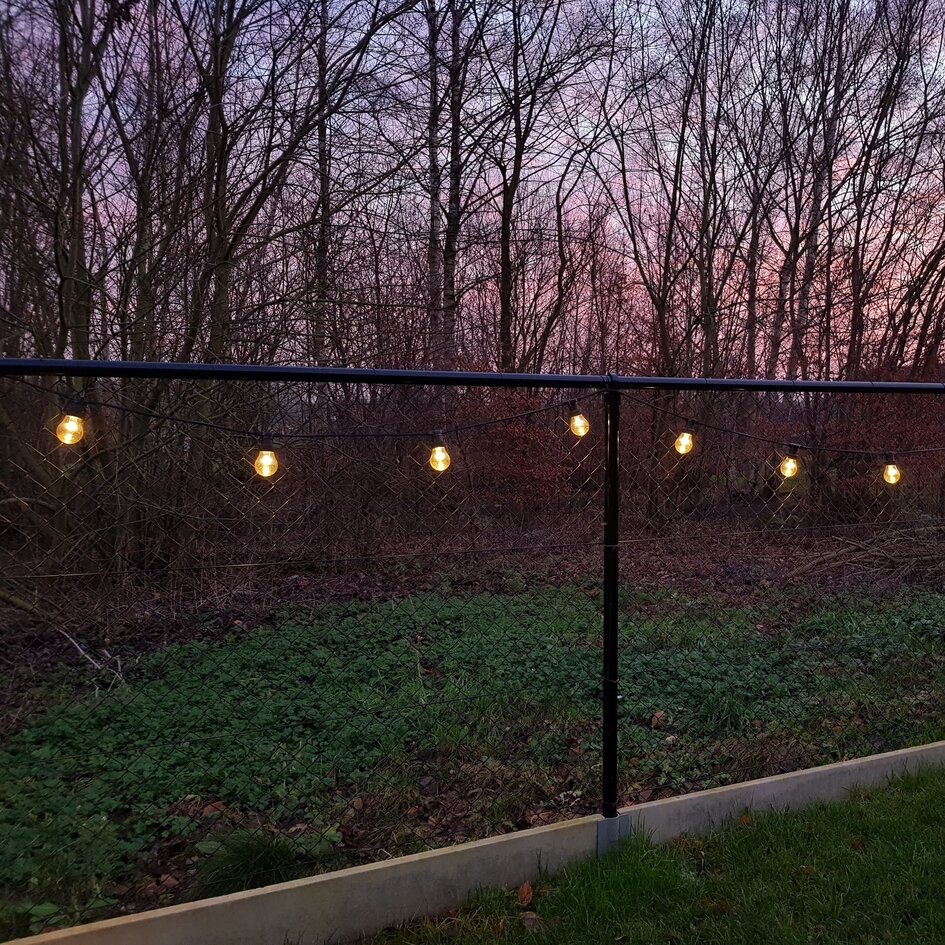 Lichterkette Glühbirne mit großer Abdeckung und Linse, dimmbar - 2 Watt