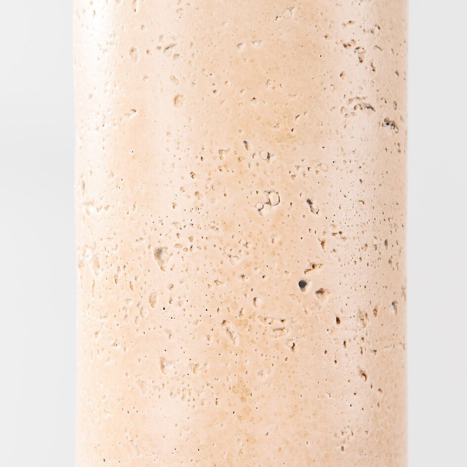 3-flammige Hängelampe Velea mit Spots in warmer Travertinoptik