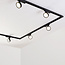 Schienenspot 1-phasig Colle mit integrierten LEDs 3000K – schwarz